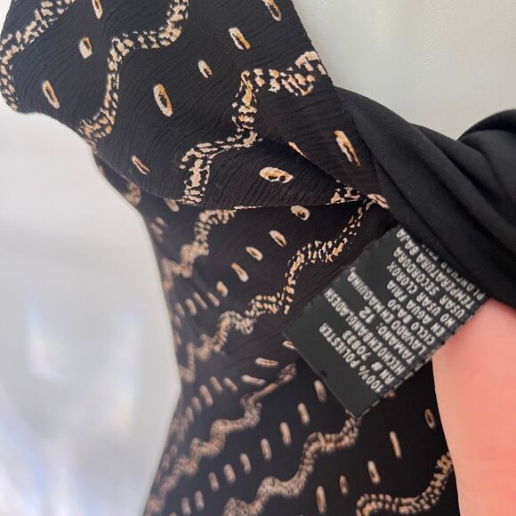 Y2K 90s A Wild Thyme Midi Dress black practical Magic - Picture 5 of 11